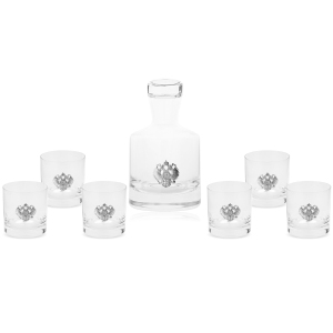 Vodka set "State Coat of Arms of the Russian Federation" for 6 people